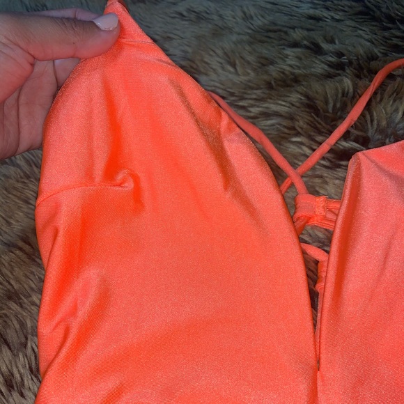 Neon Orange Fashion Nova Dress - Picture 5 of 5